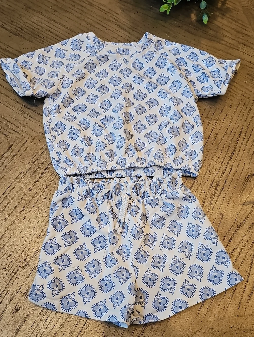 Floral Top With Matching Shorts Size 6 Jessica Simpson